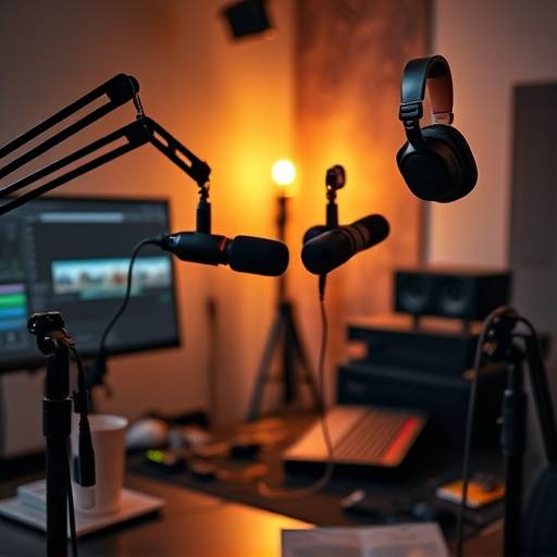 Logotipo do podcast 'Mundo Digital' gravado e editado no Ondas Criativas Estüdio